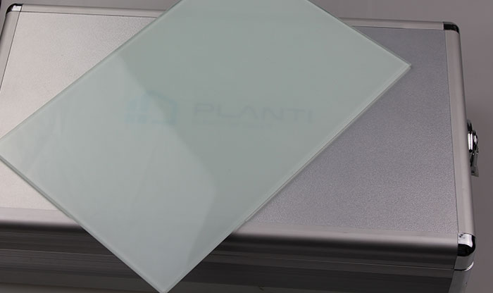 White coated glass